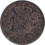 1873 SILVER FIVE FRANCS FRANCE 1 - SILVER WORLD COINS - Cambridgeshire Coins