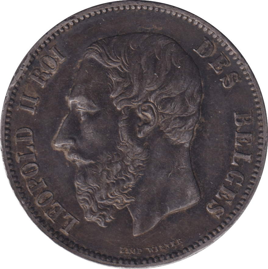 1873 SILVER FIVE FRANCS FRANCE 1 - SILVER WORLD COINS - Cambridgeshire Coins