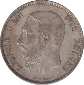 1873 SILVER FIVE FRANCS FRANCE - SILVER WORLD COINS - Cambridgeshire Coins