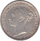 1873 SIXPENCE ( EF ) - SIXPENCE - Cambridgeshire Coins