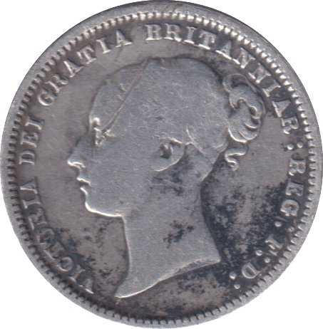 1873 SIXPENCE ( FINE ) - SIXPENCE - Cambridgeshire Coins