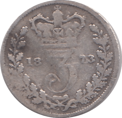 1873 THREEPENCE ( FAIR ) - THREEPENCE - Cambridgeshire Coins