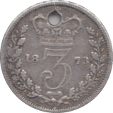 1873 THREEPENCE ( FINE ) - THREEPENCE - Cambridgeshire Coins