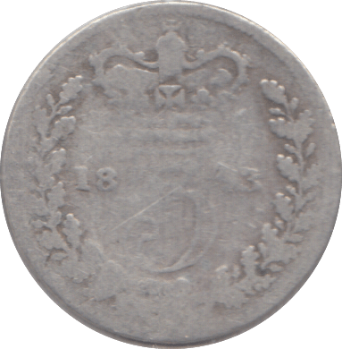 1873 THREEPENCE ( NF ) - THREEPENCE - Cambridgeshire Coins