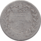 1873 THREEPENCE ( NF ) - THREEPENCE - Cambridgeshire Coins