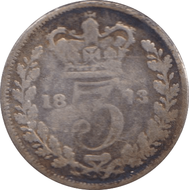 1873 THREEPENCE ( NF ) - THREEPENCE - Cambridgeshire Coins