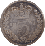 1873 THREEPENCE ( NF ) - THREEPENCE - Cambridgeshire Coins