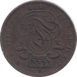 1874 1 CENT BELGIUM - WORLD COINS - Cambridgeshire Coins