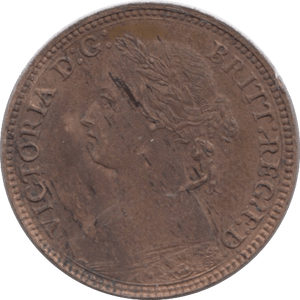 1874 FARTHING ( F ) - Farthing - Cambridgeshire Coins