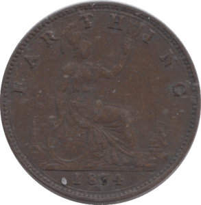 1874 FARTHING ( GF ) - FARTHING - Cambridgeshire Coins