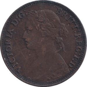 1874 FARTHING ( GF ) - FARTHING - Cambridgeshire Coins
