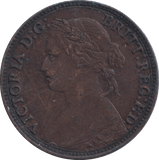 1874 FARTHING ( GF ) - FARTHING - Cambridgeshire Coins