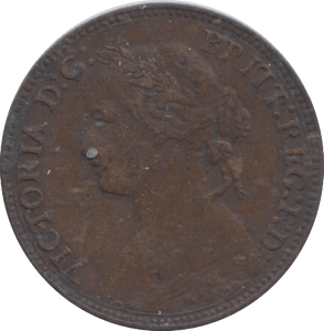 1874 FARTHING ( GF ) - FARTHING - Cambridgeshire Coins
