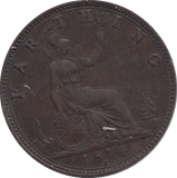1874 FARTHING ( GVF ) - FARTHING - Cambridgeshire Coins