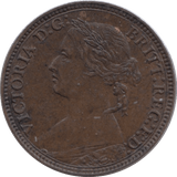 1874 FARTHING ( UNC ) - Farthing - Cambridgeshire Coins