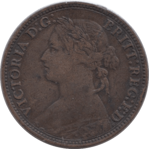 1874 FARTHING ( VF ) - Farthing - Cambridgeshire Coins