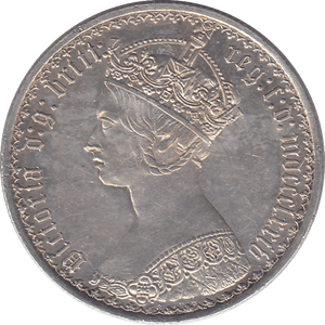 1874 FLORIN ( AUNC ) - FLORIN - Cambridgeshire Coins