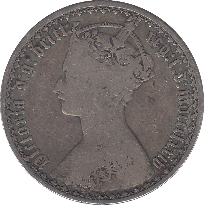 1874 FLORIN ( F ) - WORLD COINS - Cambridgeshire Coins