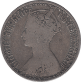 1874 FLORIN ( F ) - WORLD COINS - Cambridgeshire Coins
