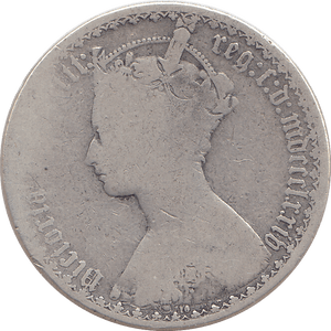 1874 FLORIN ( FINE ) - FLORIN - Cambridgeshire Coins