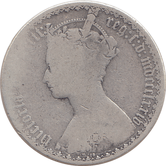 1874 FLORIN ( FINE ) - FLORIN - Cambridgeshire Coins