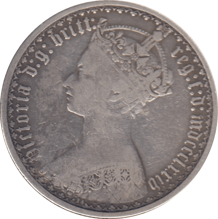 1874 FLORIN ( GF ) DIE 14 - FLORIN - Cambridgeshire Coins