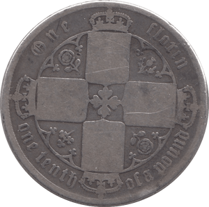 1874 FLORIN ( NF ) - FLORIN - Cambridgeshire Coins