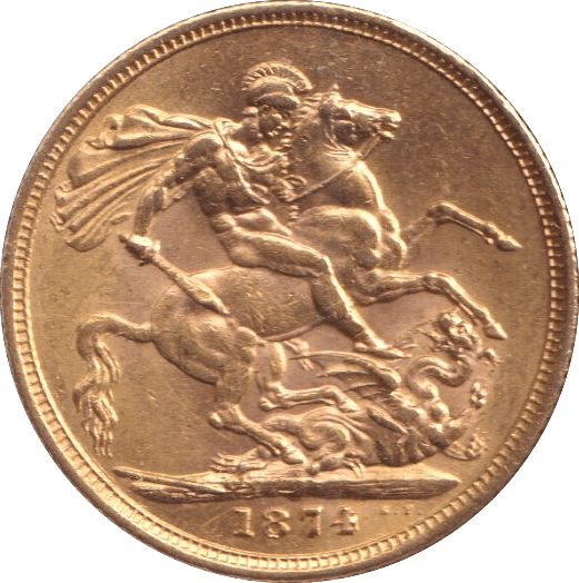 1874 GOLD SOVEREIGN ( AUNC ) SYDNEY MINT - SOVEREIGN - Cambridgeshire Coins