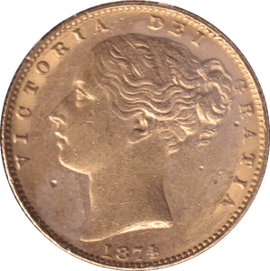 1874 GOLD SOVEREIGN ( EF ) MELBOURNE MINT - SOVEREIGN - Cambridgeshire Coins