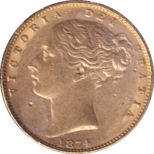 1874 GOLD SOVEREIGN ( EF ) MELBOURNE MINT - SOVEREIGN - Cambridgeshire Coins
