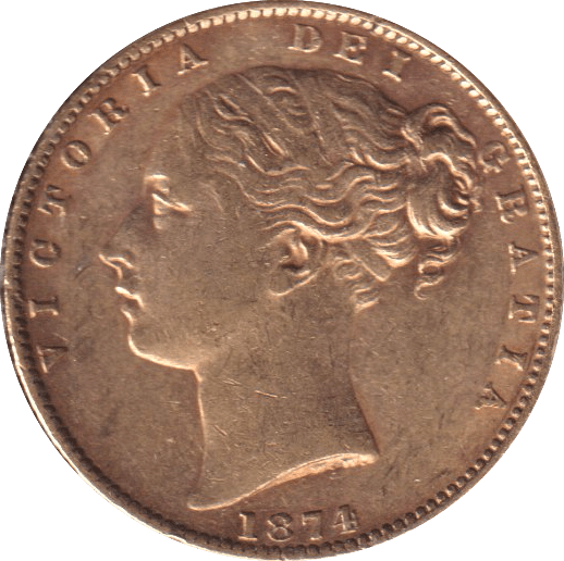 1874 GOLD SOVEREIGN ( EF ) MELBOURNE MINT - SOVEREIGN - Cambridgeshire Coins