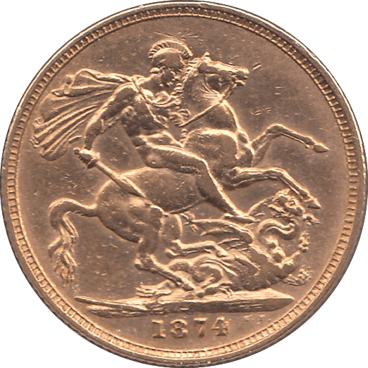 1874 GOLD SOVEREIGN ( GVF ) MELBOURNE MINT - SOVEREIGN - Cambridgeshire Coins