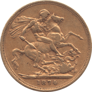 1874 GOLD SOVEREIGN ( GVF ) SYDNEY MINT - SOVEREIGN - Cambridgeshire Coins