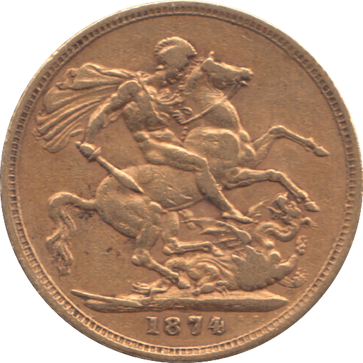 1874 GOLD SOVEREIGN ( GVF ) SYDNEY MINT - SOVEREIGN - Cambridgeshire Coins