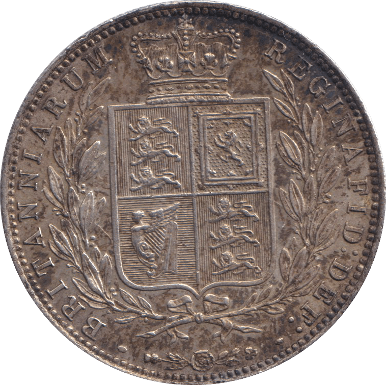 1874 HALFCROWN ( EF ) - HALFCROWN - Cambridgeshire Coins