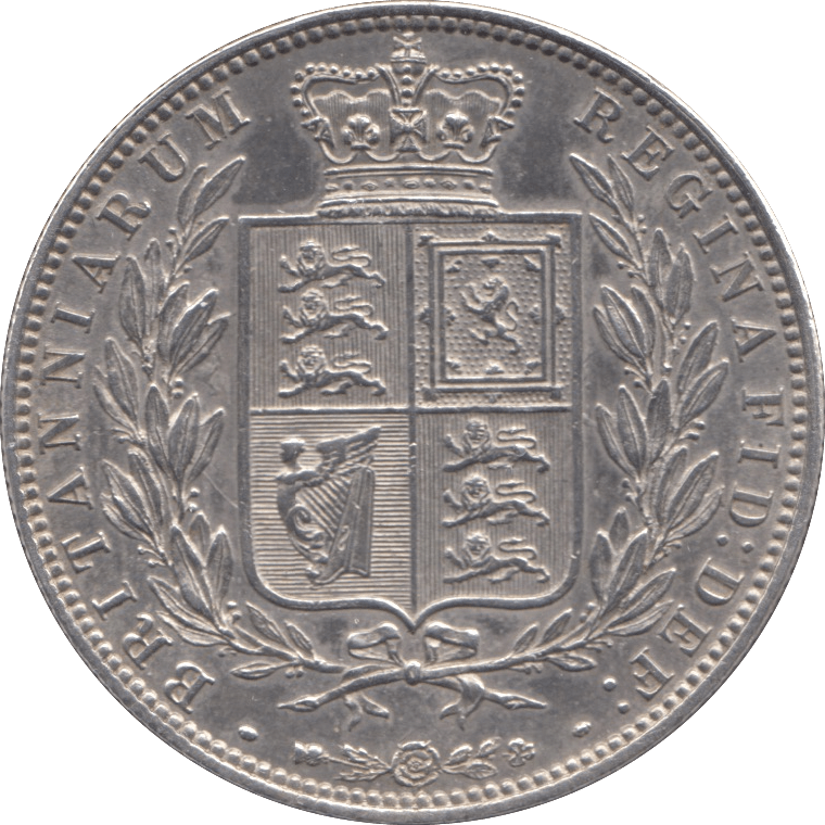 1874 HALFCROWN ( EF ) - HALFCROWN - Cambridgeshire Coins