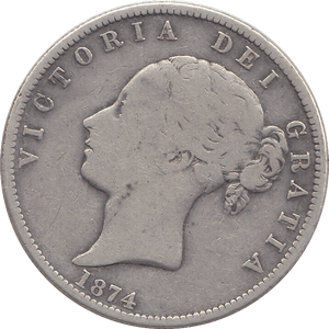 1874 HALFCROWN ( FINE ) - HALFCROWN - Cambridgeshire Coins