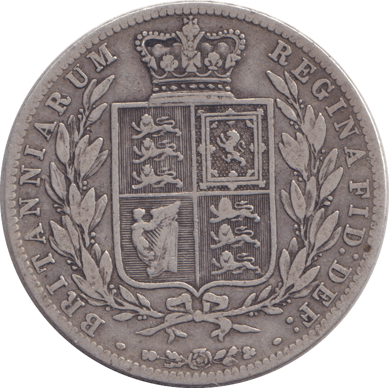 1874 HALFCROWN ( FINE ) - HALFCROWN - Cambridgeshire Coins