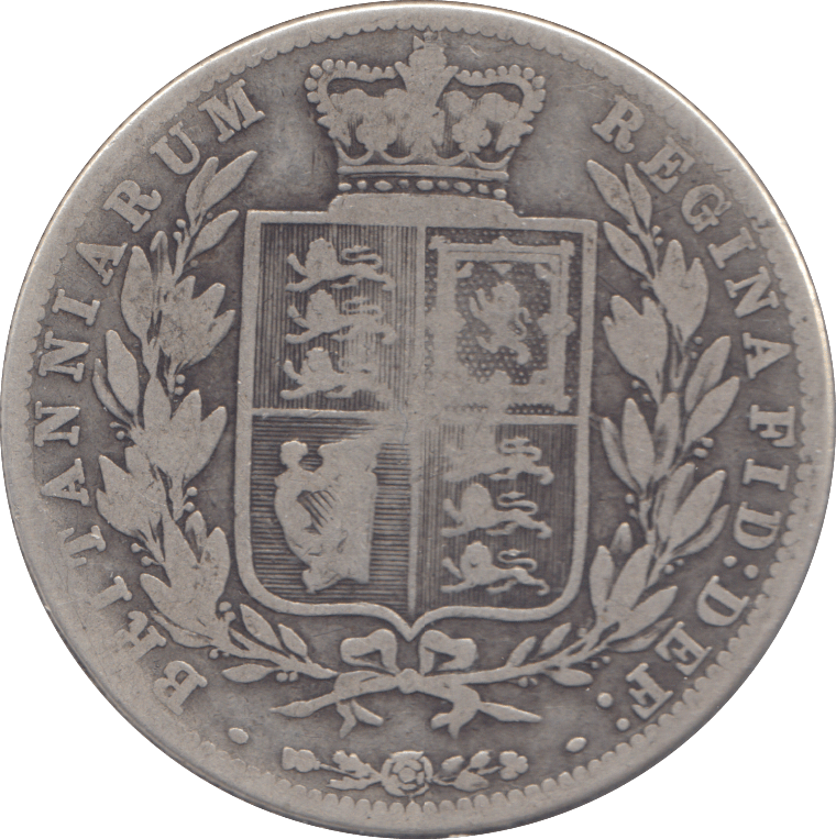 1874 HALFCROWN ( NF ) - HALFCROWN - Cambridgeshire Coins