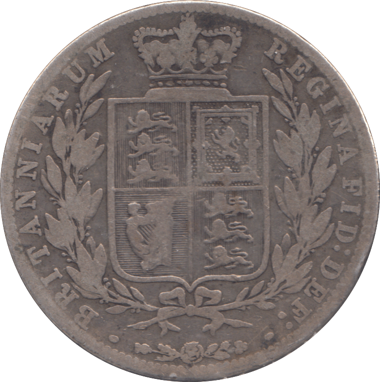 1874 HALFCROWN ( NF ) - HALFCROWN - Cambridgeshire Coins