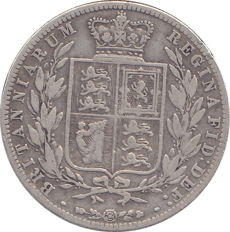 1874 HALFCROWN ( NF ) - HALFCROWN - Cambridgeshire Coins