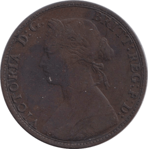 1874 HALFPENNY ( FINE ) H - HALFPENNY - Cambridgeshire Coins
