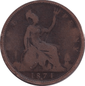 1874 PENNY ( FAIR ) - PENNY - Cambridgeshire Coins