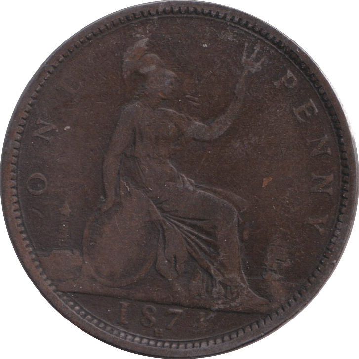1874 PENNY ( NF ) - PENNY - Cambridgeshire Coins