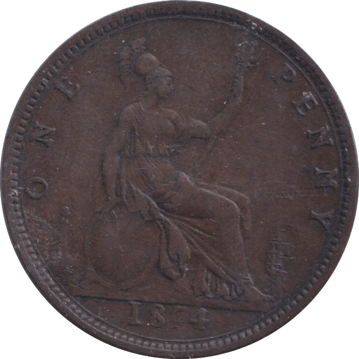1874 PENNY ( VF ) - PENNY - Cambridgeshire Coins