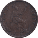 1874 PENNY ( VF ) - PENNY - Cambridgeshire Coins