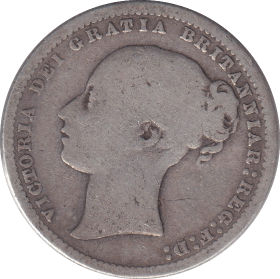 1874 SHILLING ( FAIR ) - SHILLING - Cambridgeshire Coins