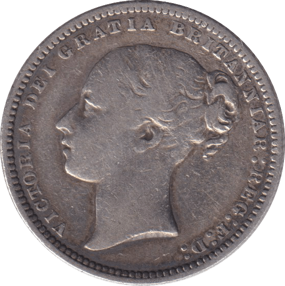 1874 SHILLING ( FINE ) DIE 52 - SHILLING - Cambridgeshire Coins