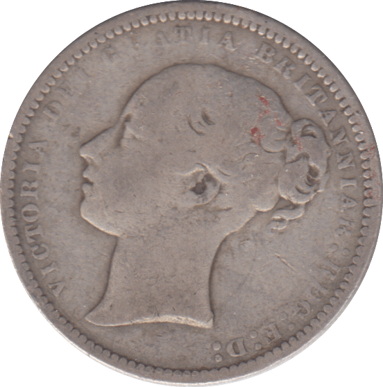 1874 SHILLING ( FINE ) - SHILLING - Cambridgeshire Coins
