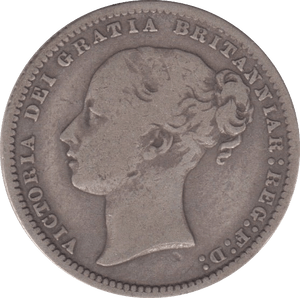 1874 SHILLING ( FINE ) - SHILLING - Cambridgeshire Coins